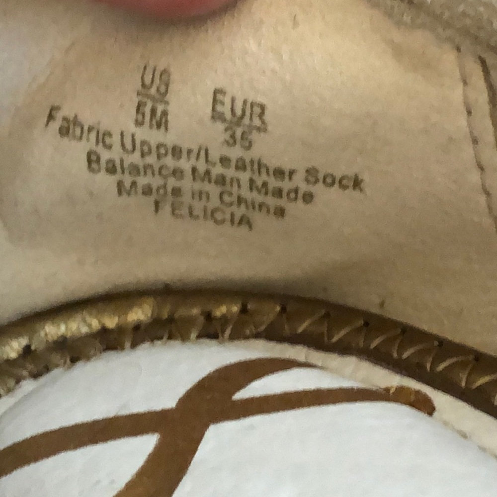 SAM EDELMAN Felicia Striped Ballet Flats In Bright - Picture 7 of 7